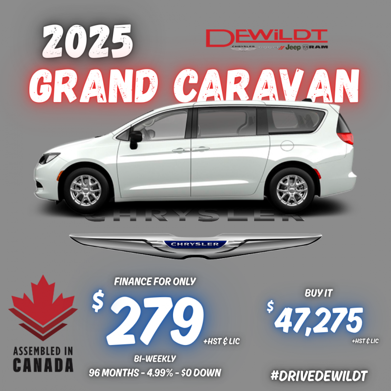 2025 Chrysler Grand Caravan - September 2025 Finance Special