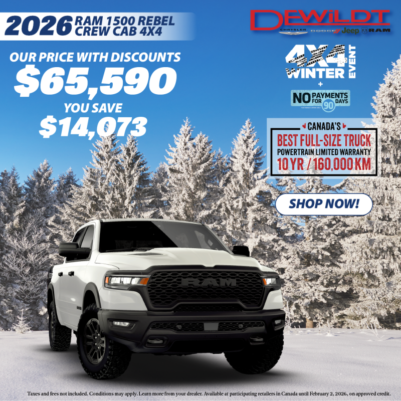 2026 Ram 1500 Rebel - January 2026 Special