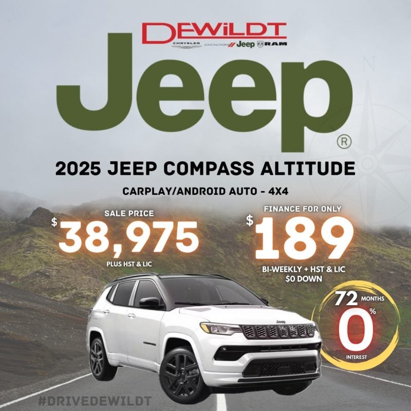 2025 Jeep Compass Altitude -  September 2025 Finance Special
