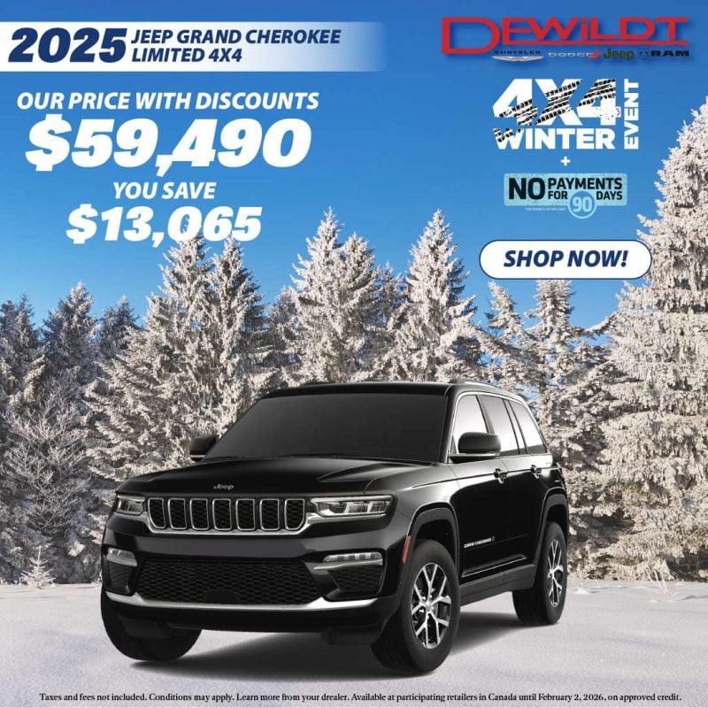 2025 Jeep Grand Cherokee Limited - January 2026 Special