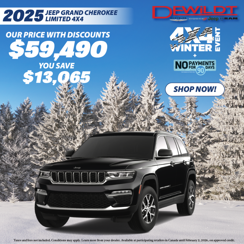 2025 Jeep Grand Cherokee Limited - January 2026 Special