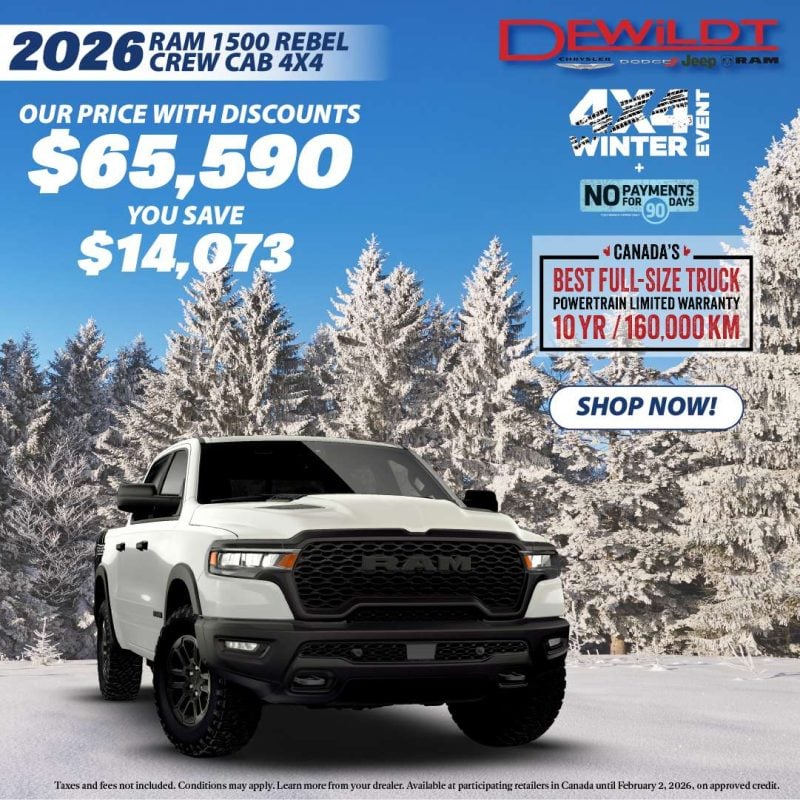 2026 Ram 1500 DT Black Express - January 2026 Special