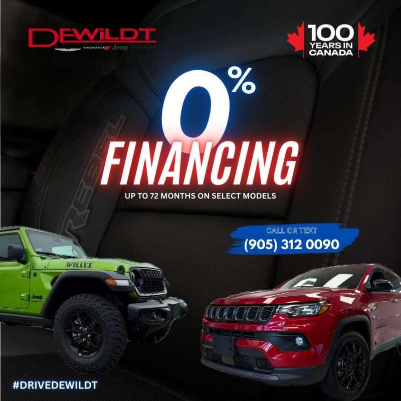 0% FINANCING UP TO 72 MONTHS!