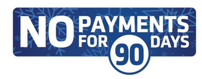 No Payments for 90 Days