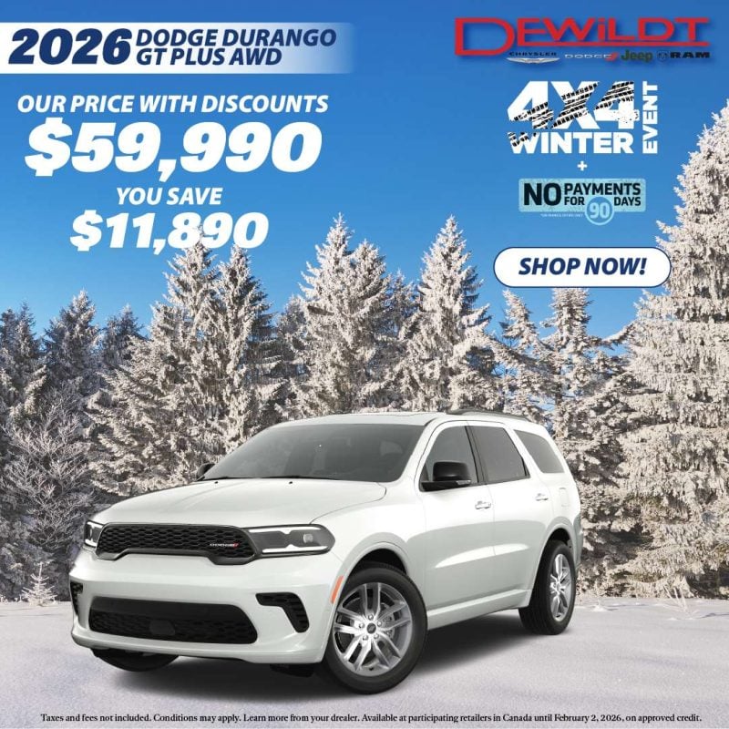 2026 Dodge Durango GT Plus - January 2026 Special