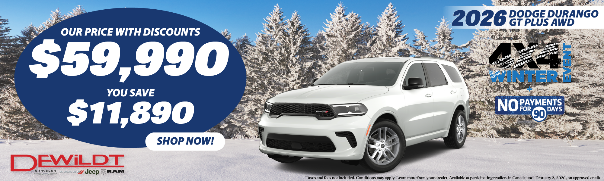 2026 DODGE DURANGO GT PLUS AWD