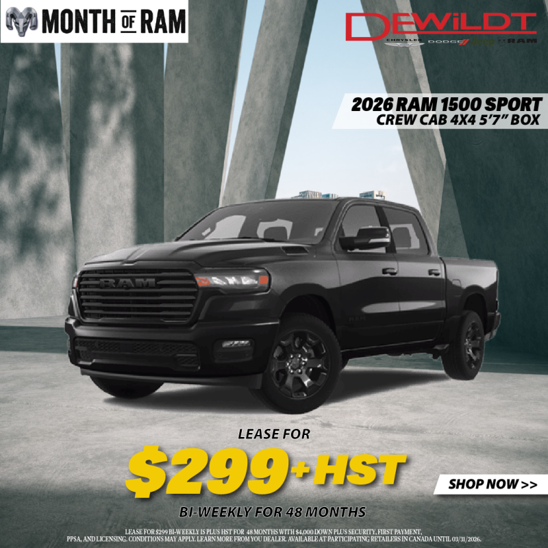 2026 Ram 1500 Sport - March 2026 Special