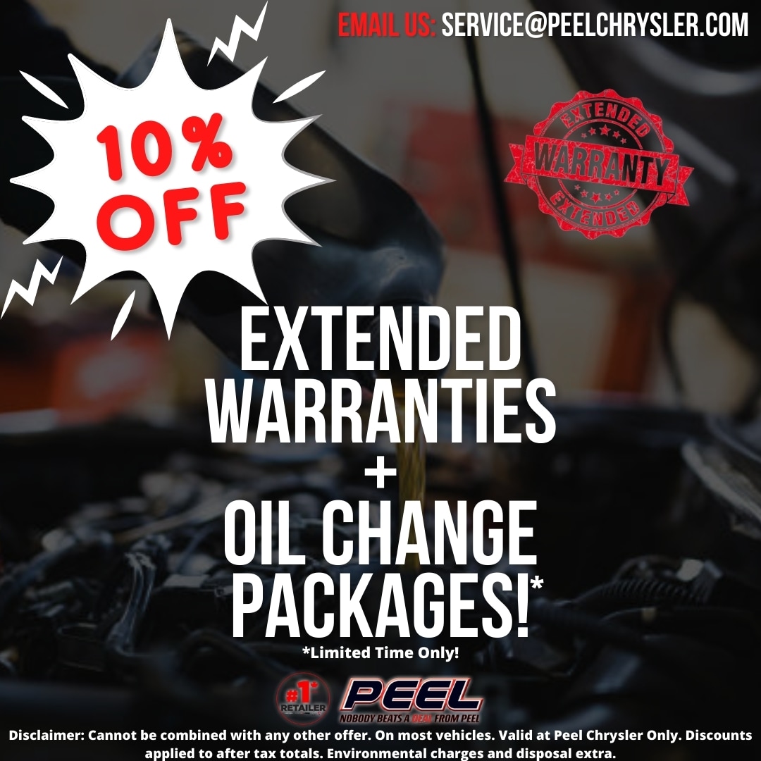 Extended Warranties & Oil Change Packages Peel Chrysler FIAT Canada