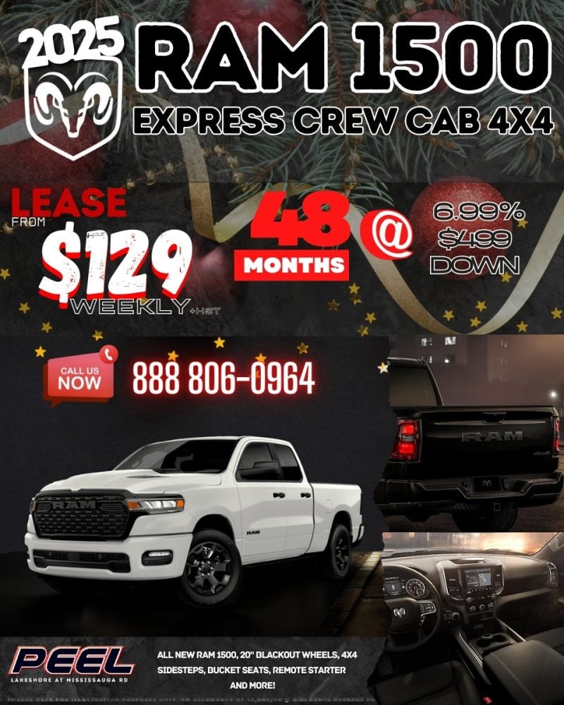 2025 RAM 1500 EXPRESS CREW CAB 4X4 Lease Deal