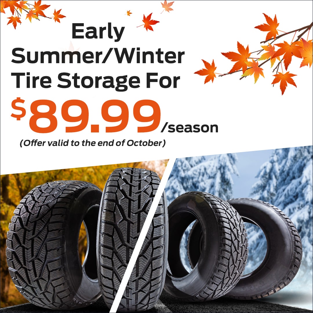 Early Summer/Winter Tire Storage for 89.99/season Royal Chrysler