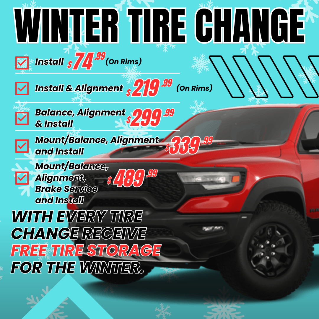 WINTER TIRE CHANGE Renfrew Chrysler