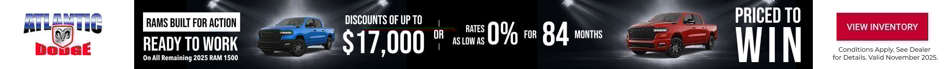 2025 RAM 1500 Promo