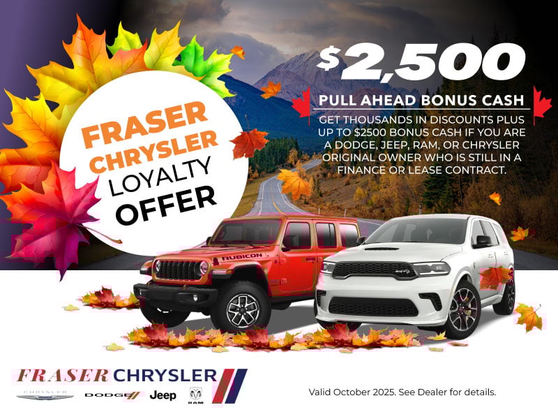 Pull Ahead Bonus Cash October