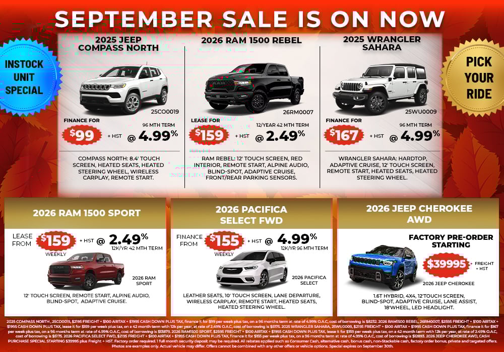 Our Current Specials