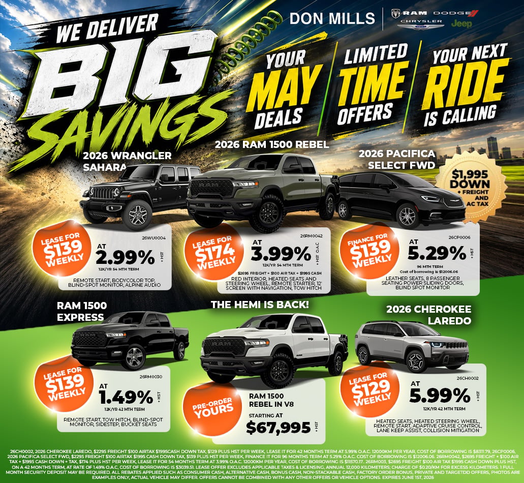 Don Mills Chrysler May offers
