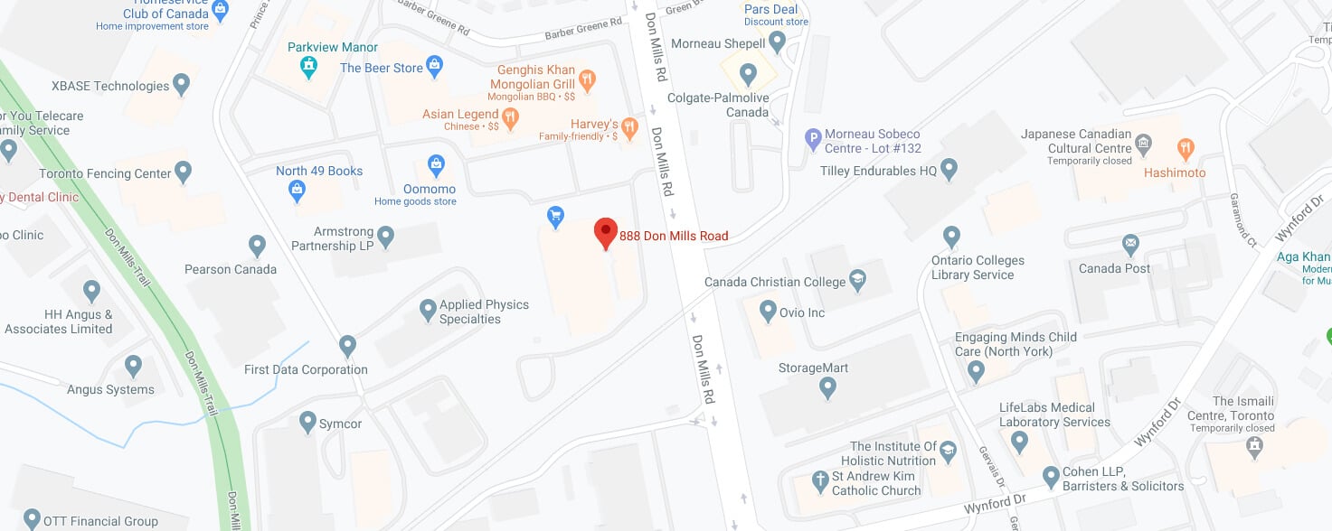 Don Mills Chrysler Dodge Jeep Ram Inc. Location Map