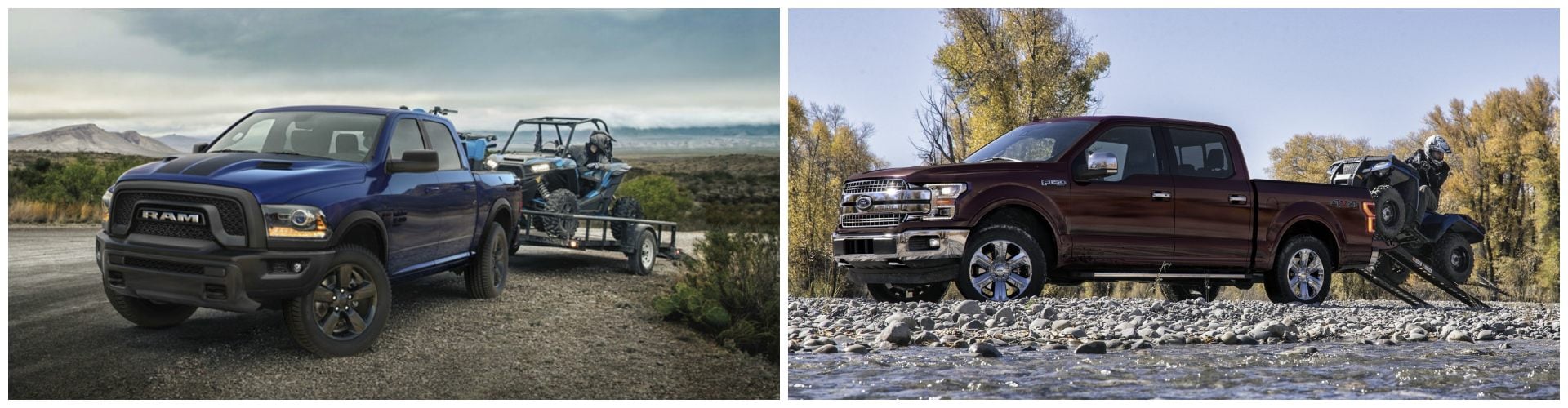 2020 RAM 1500 vs 2020 Ford F-150 Towing