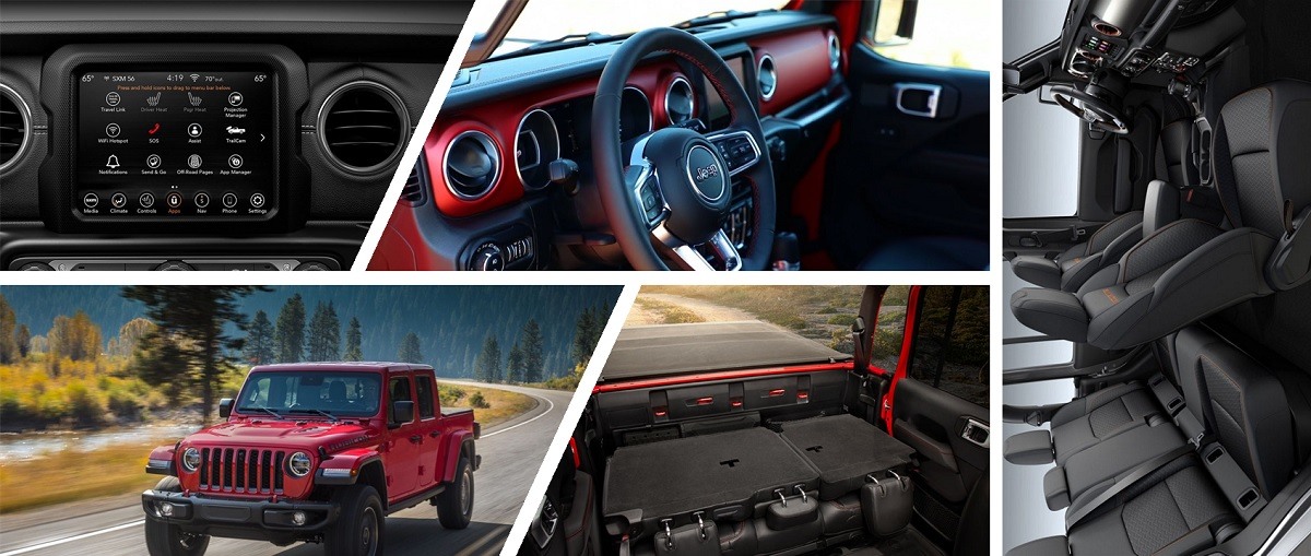 2020 Jeep Gladiator interior look | infotainment, seating capacity, storage and more